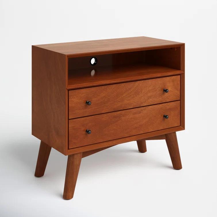 Williams 2-Drawer Nightstand with Shelf