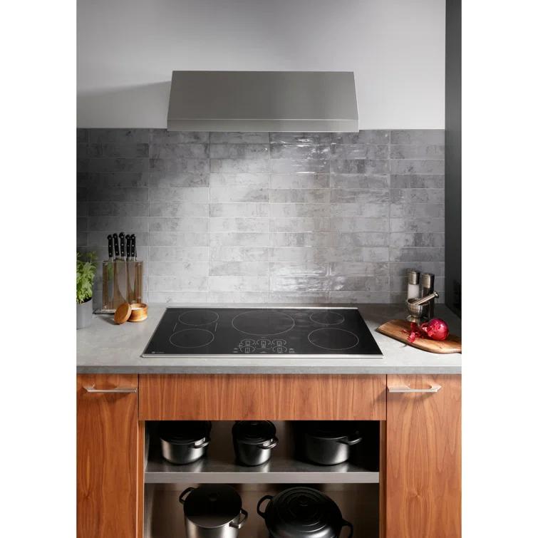 GE Profile™ PHP7030DTBB 29.75" Induction Cooktop with 4 Elements