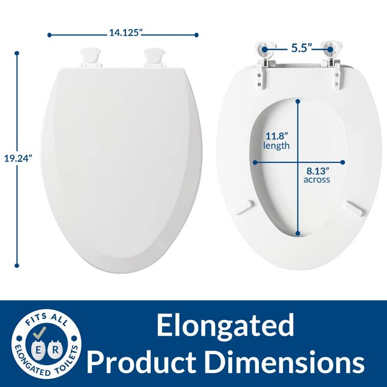 Bemis 1500EC 000 1500EC Elongated Toilet Seat