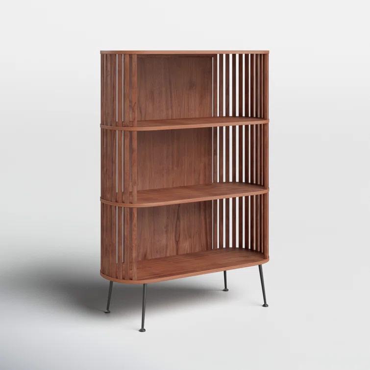 Rounded Wood Slats Shelf