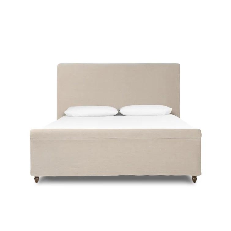 Dalia Slipcover Bed by Amber Lewis x Four Hands - Dune / Queen