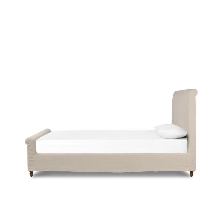 Dalia Slipcover Bed by Amber Lewis x Four Hands - Dune / Queen