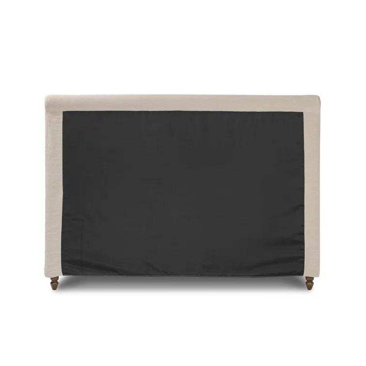 Dalia Slipcover Bed by Amber Lewis x Four Hands - Coffee / Queen