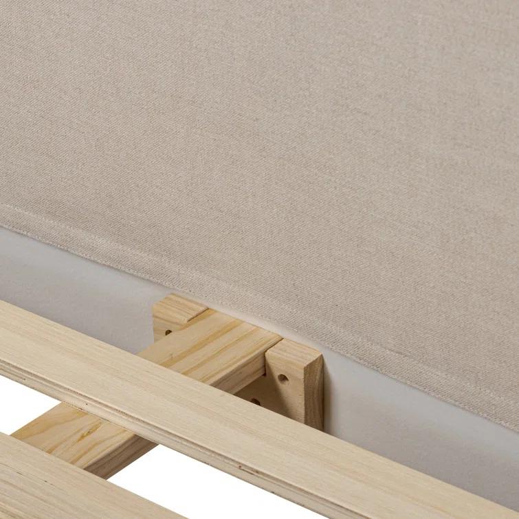 Dalia Slipcover Bed by Amber Lewis x Four Hands - Dune / King