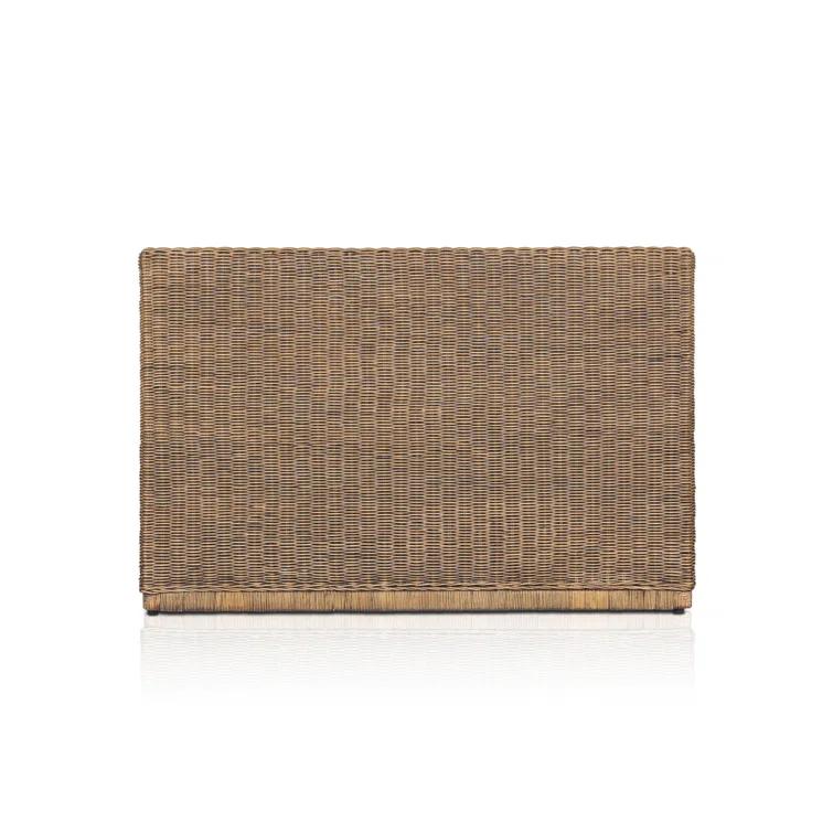 Senna Dune Woven Rattan Dining Bench with Cushion