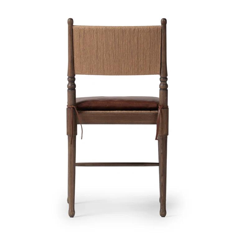 Fayth Dining Chair by Amber Lewis x Four Hands - Mahogany Leather