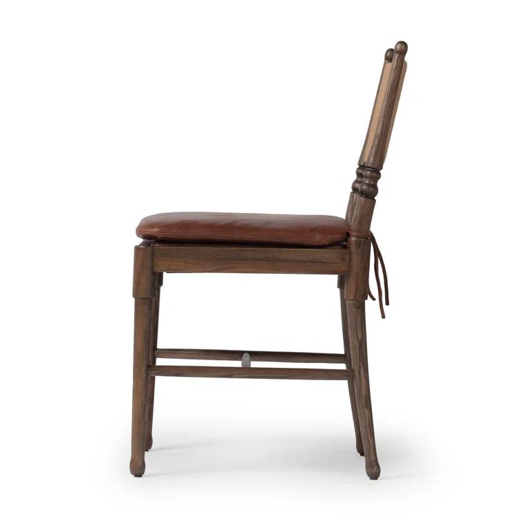 Fayth Dining Chair by Amber Lewis x Four Hands - Mahogany Leather