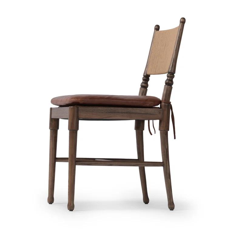 Fayth Dining Chair by Amber Lewis x Four Hands - Mahogany Leather
