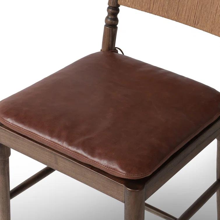 Fayth Dining Chair by Amber Lewis x Four Hands - Mahogany Leather