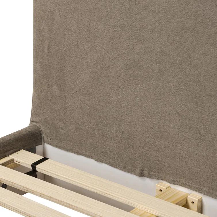 Dalia Slipcover Bed by Amber Lewis x Four Hands - Coffee / Queen