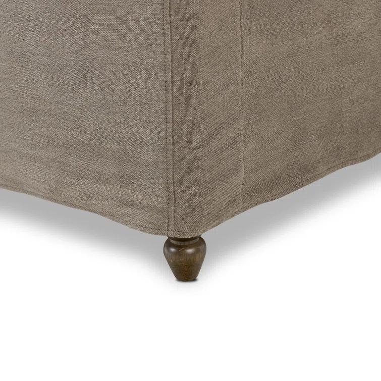 Dalia Slipcover Bed by Amber Lewis x Four Hands - Coffee / Queen