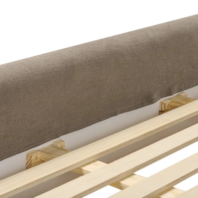 Dalia Slipcover Bed by Amber Lewis x Four Hands - Coffee / Queen