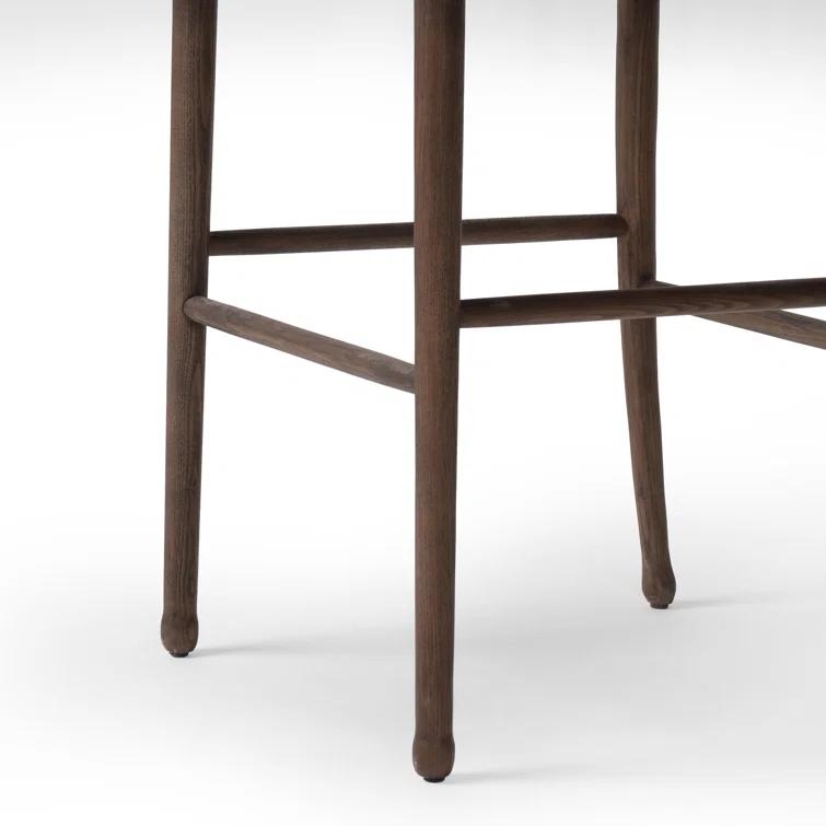 Fayth Bar and Counter Stool by Amber Lewis x Four Hands - Mahogany Leather / Bar