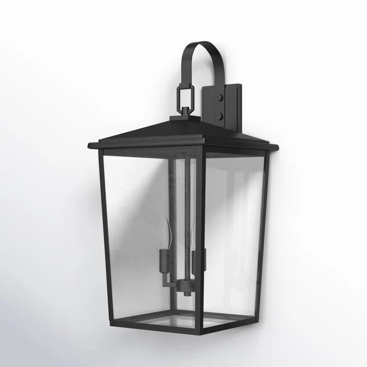 Messerly 3 Light 24" Tall Outdoor Wall Sconce