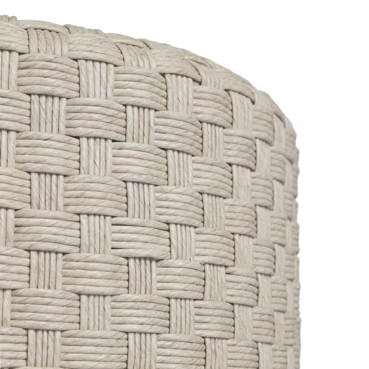 Venetia Indoor / Outdoor Round Side Table by Amber Lewis x Four Hands - Vintage White