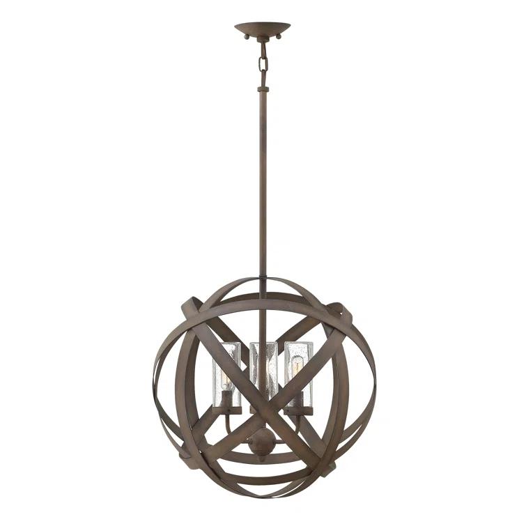 Hinkley Lighting 29703VI-LL Outdoor Pendant Vintage Iron Metal Carson