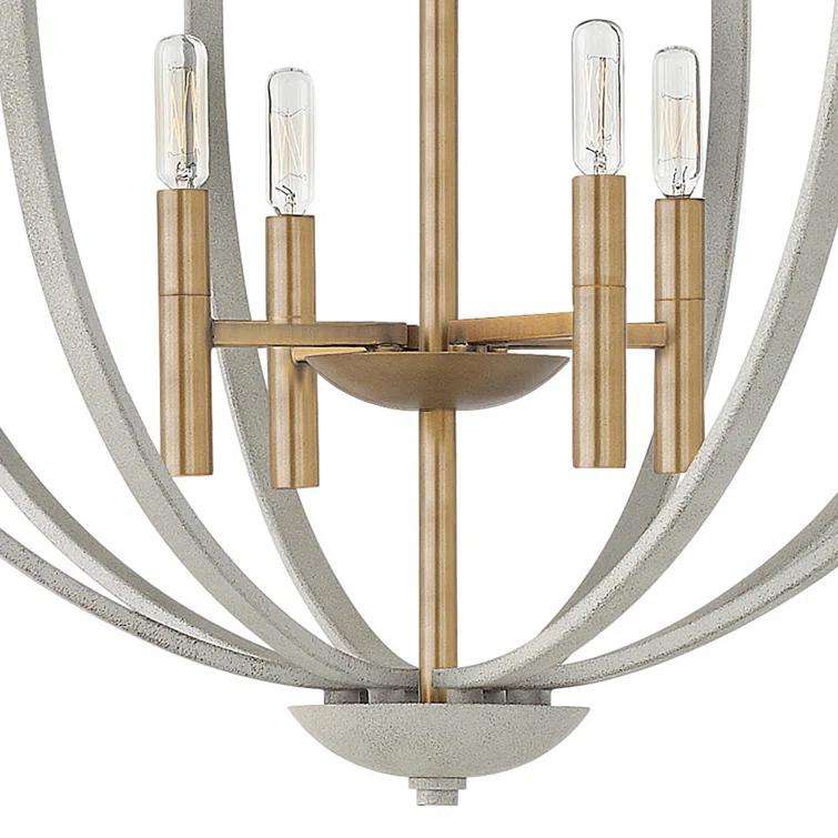 Euclid 8 - Light Candle Style Globe Chandelier