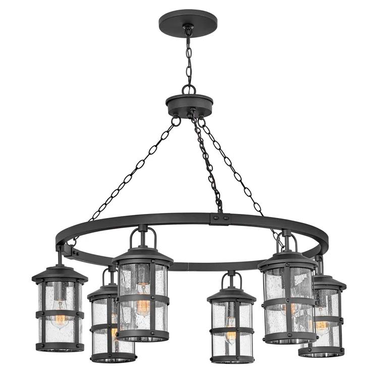 Lakehouse 12v Six-Light Outdoor Chandelier
