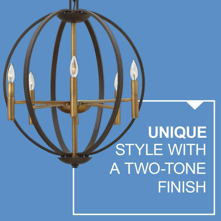 Euclid 6 - Light Unique / Statement Globe Chandelier