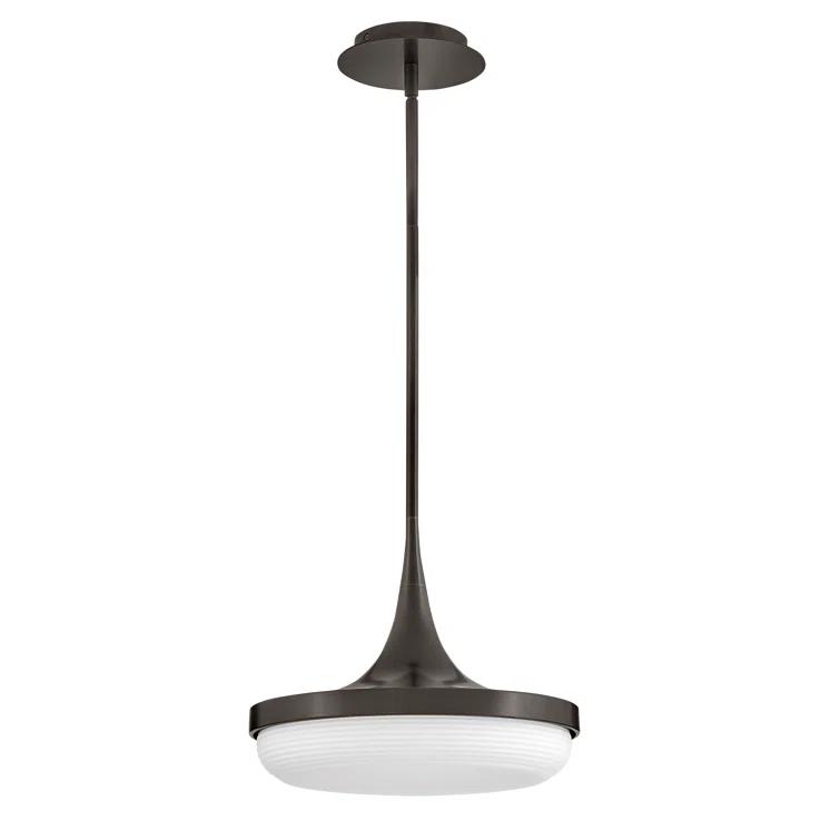 Elsa Integrated LED Convertible Pendant w/ Cased Opal Glass