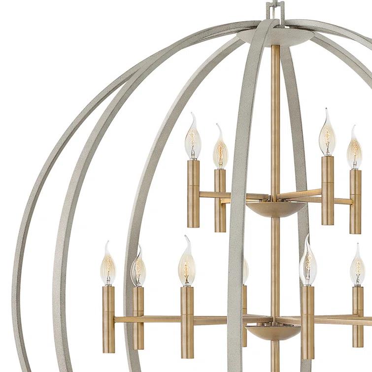 Hinkley Lighting - Euclid - 16 Light Extra Large 3-Tier Orb Chandelier in