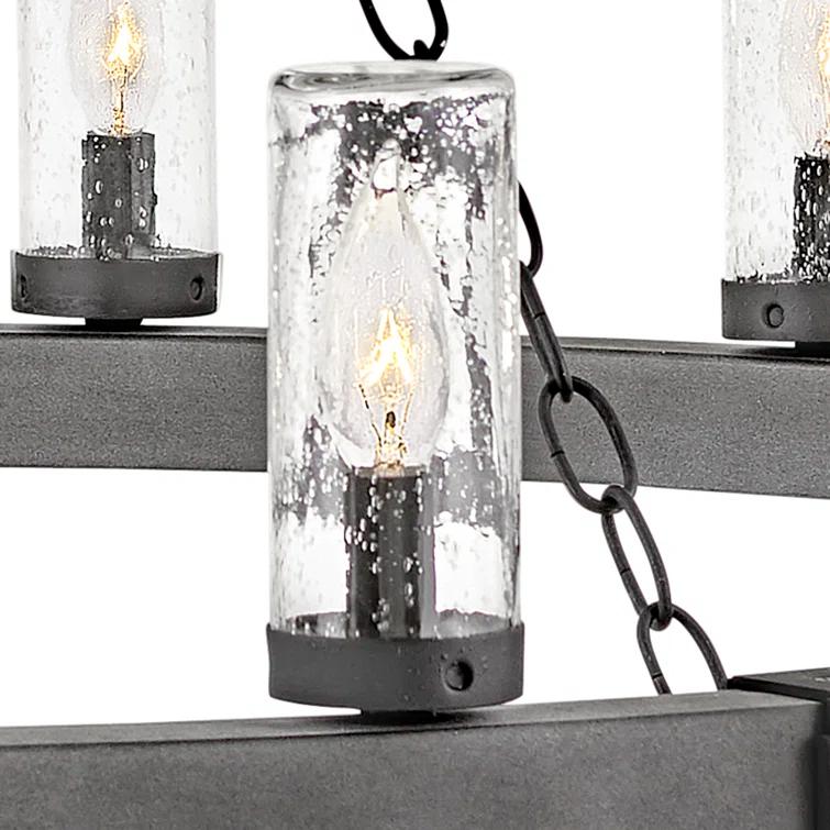 Sawyer 15-Light Single Tier Outdoor Rustic Chandelier