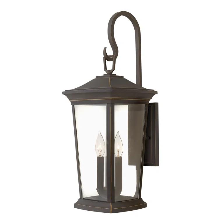 Bromley 3-Light Aluminum Outdoor Wall Mount Lantern