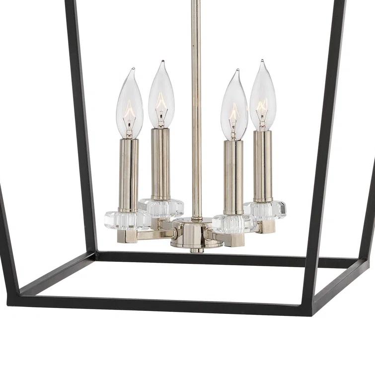 Hinkley Stinson 4 - Light Lantern Geometric Chandelier