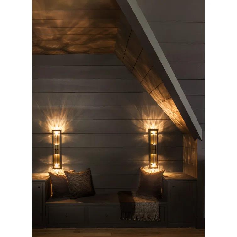 Cecily Steel LED Flush Mounted Sconce