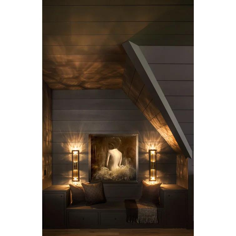 Cecily Steel LED Flush Mounted Sconce