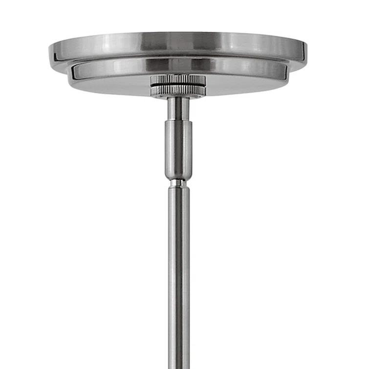 Tournon 15" Three-Light Pendant w/ Clear Seedy Glass