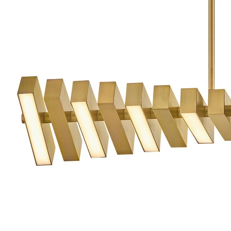 Dimmable LED Kitchen Island Square / Rectangle Chandelier