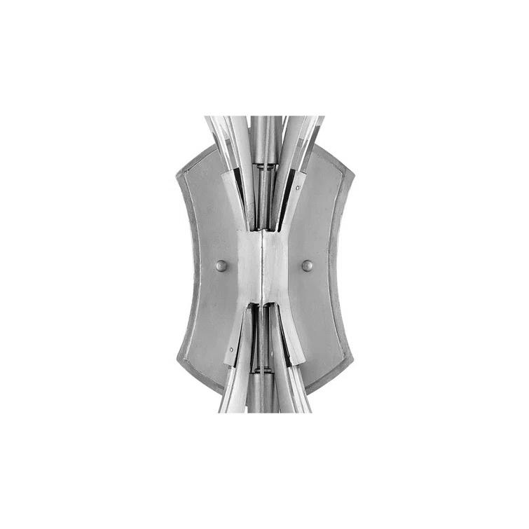 Vida 17.25" Two-Light Modern Wall Sconce w/ Crystal Accents