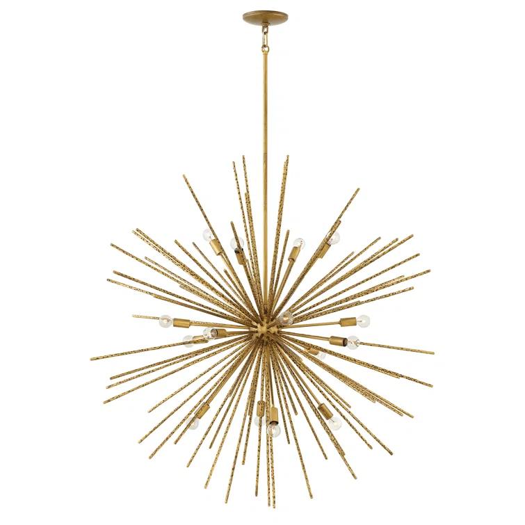 -Sixteen Light Stem Hung Pendant-42 Inches Wide By 42 Inches Tall Fredrick Ramond Lighting Fr43016bng