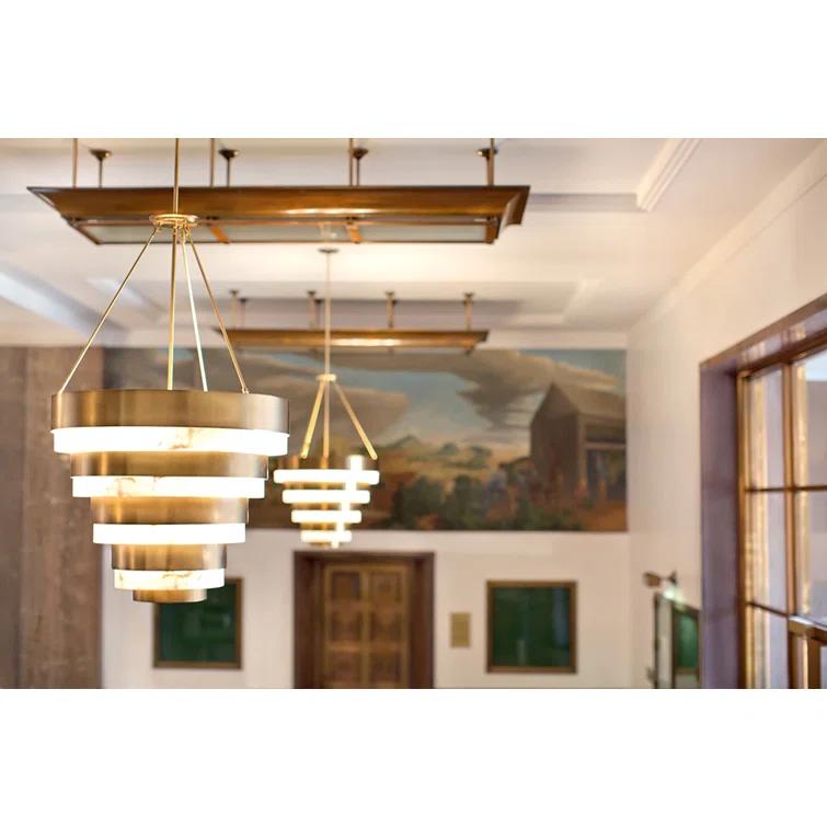 Echelon Eight-Light Tiered Chandelier by Lisa McDennon