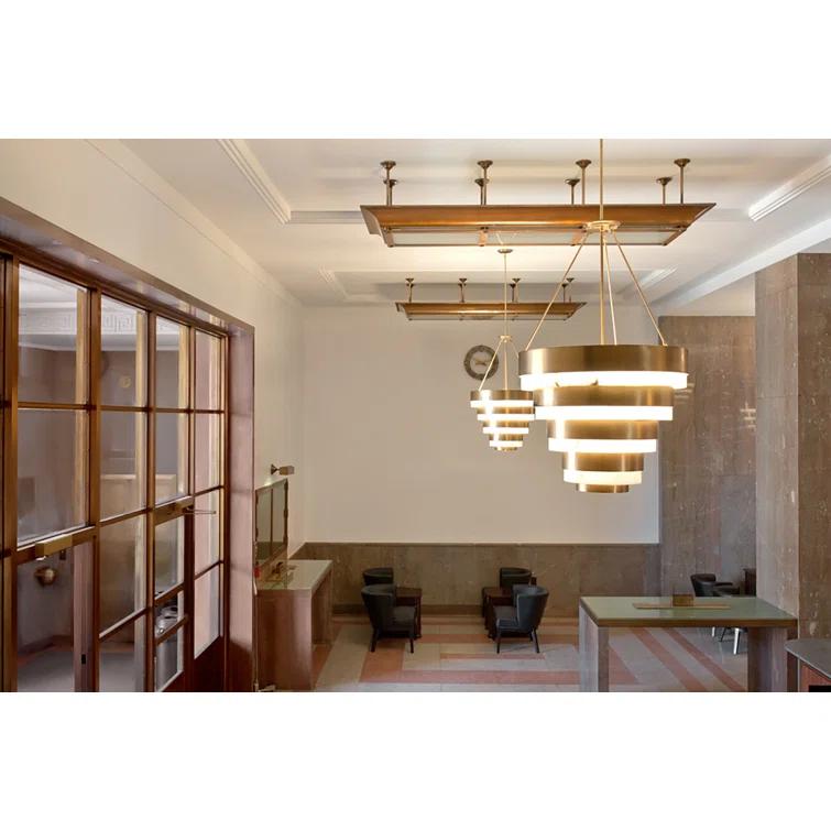 Echelon Eight-Light Tiered Chandelier by Lisa McDennon
