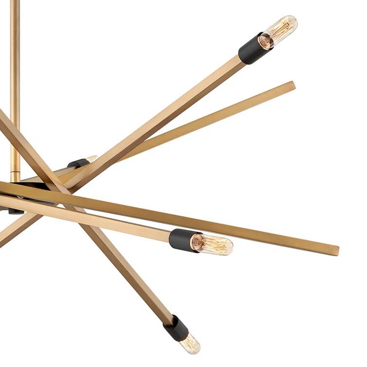Archer 6 - Light Sputnik Modern Linear Chandelier