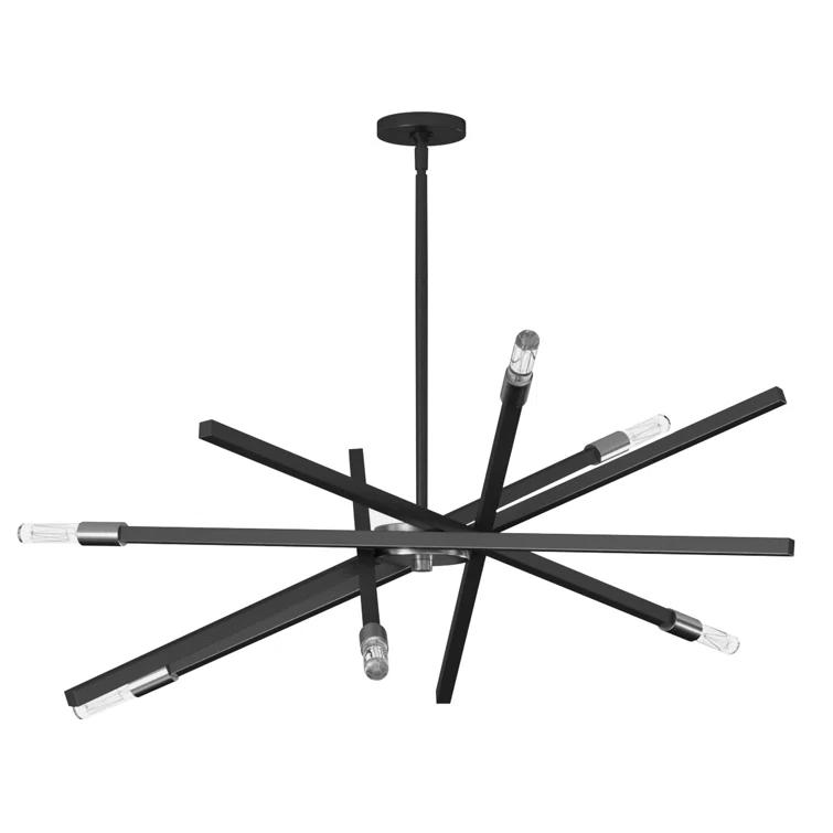 Archer 6 - Light Sputnik Modern Linear Chandelier