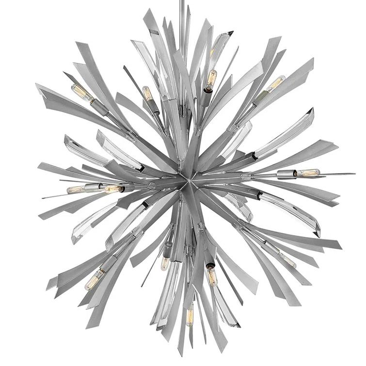 Vida 13 - Light Fabric Dimmable Sputnik Sphere Chandelier