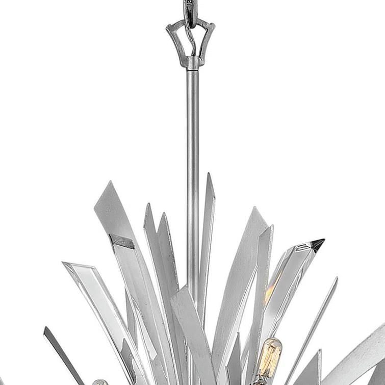 Vida 13 - Light Fabric Dimmable Sputnik Sphere Chandelier