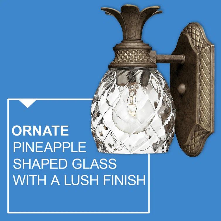 Plantation 1-Light Pineapple Accent Wall Sconce