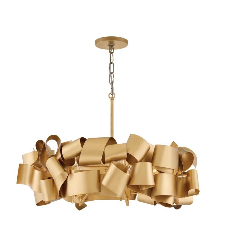 Delfina 5 - Light Dimmable Geometric Chandelier