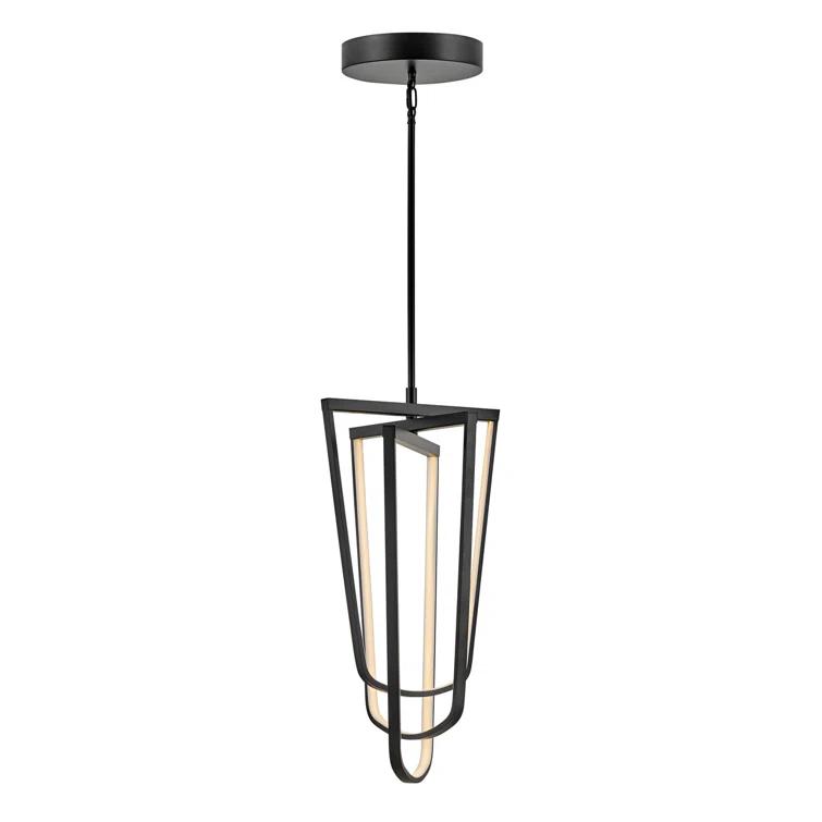 Onyx 1 - Light Black LED Unique/Statement Pendant
