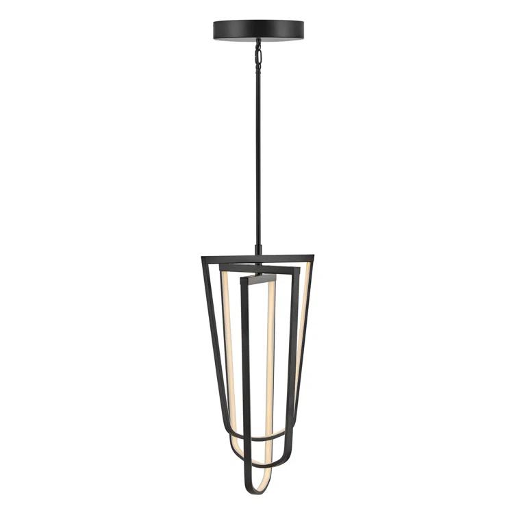 Onyx 1 - Light Black LED Unique/Statement Pendant