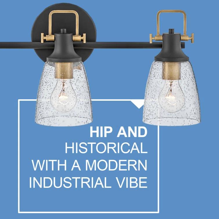 Easton 3-Light Dimmable Black Vanity light