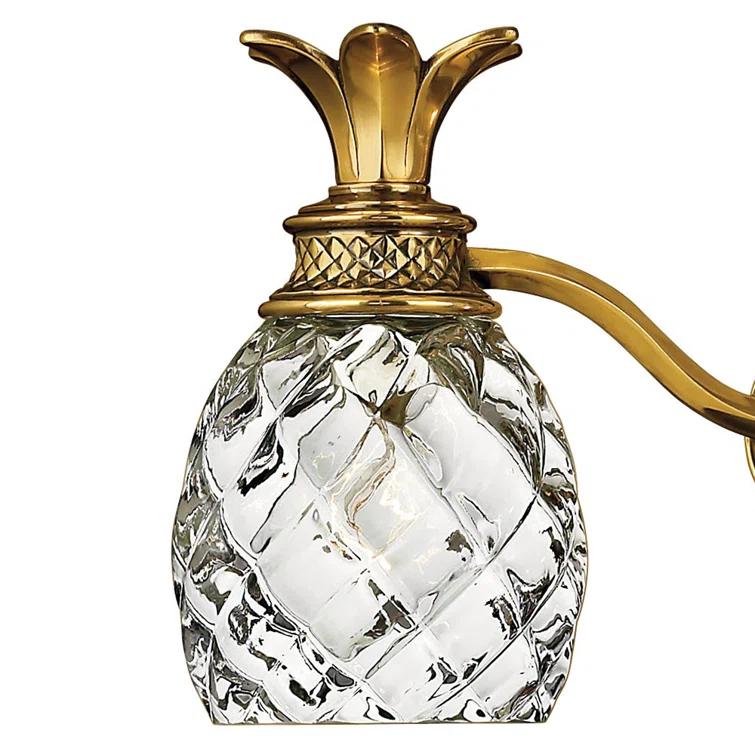 Plantation 3-Light Pineapple Bath Vanity Fixture