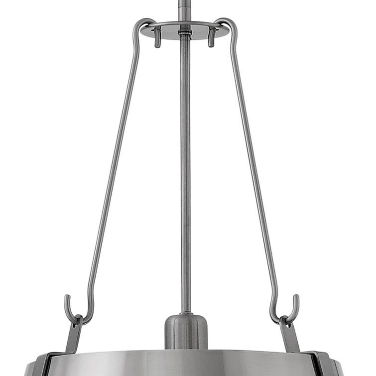 Cartwright Medium 1-Light Drum Pendant w/ Bold Rivets