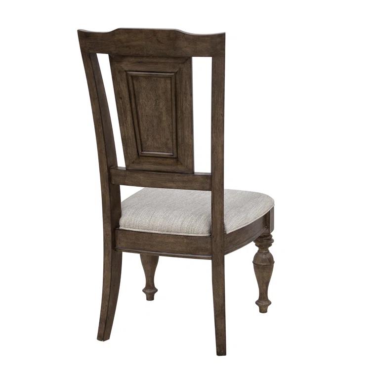 Pulaski Furniture Woodbury Wooden Side Chair in Cowboy Boots Brown (Set of 2)
