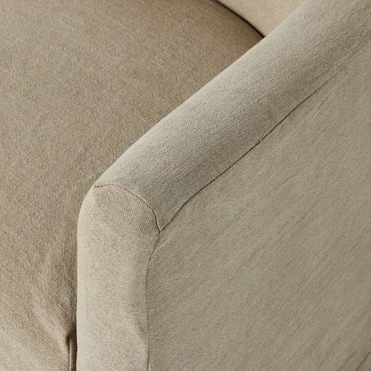 Lowell Slipcover Swivel Chair by Amber Lewis x Four Hands - Dune