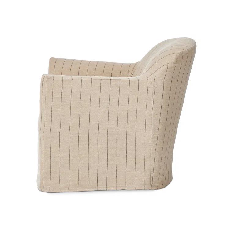 Lowell Slipcover Swivel Chair by Amber Lewis x Four Hands - Flint